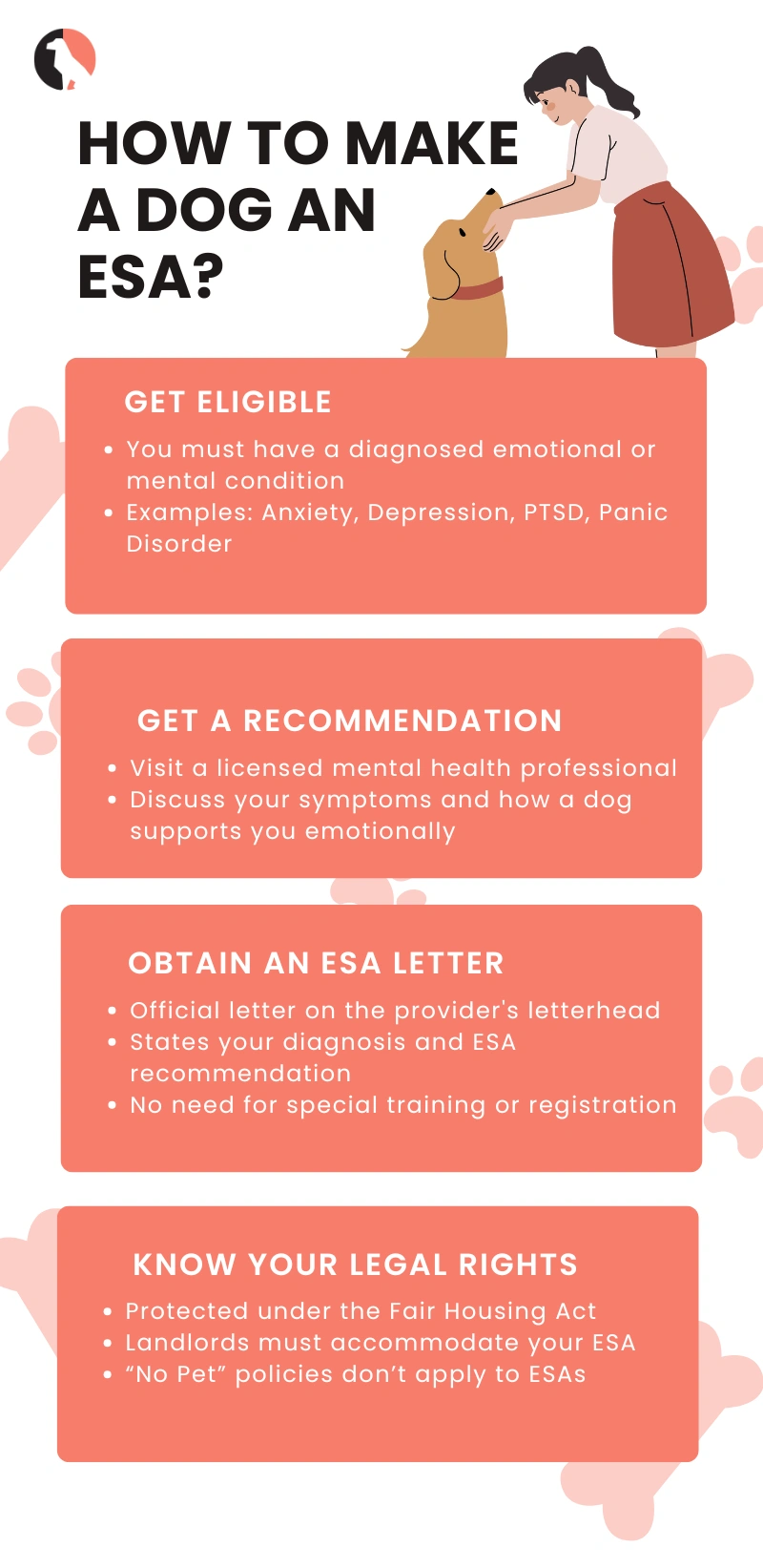 Can My Pet Be an Emotional Support Animal(how to make a dog an emotional support animal) infographic